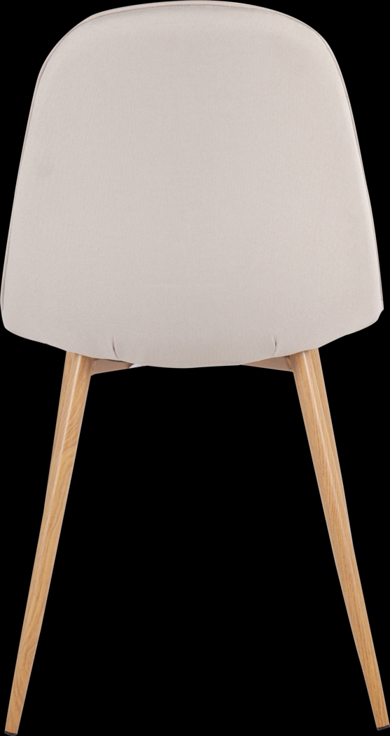 Faye Lane II Beige Side Chair, Set of 2 - Thumbnail - Image 5