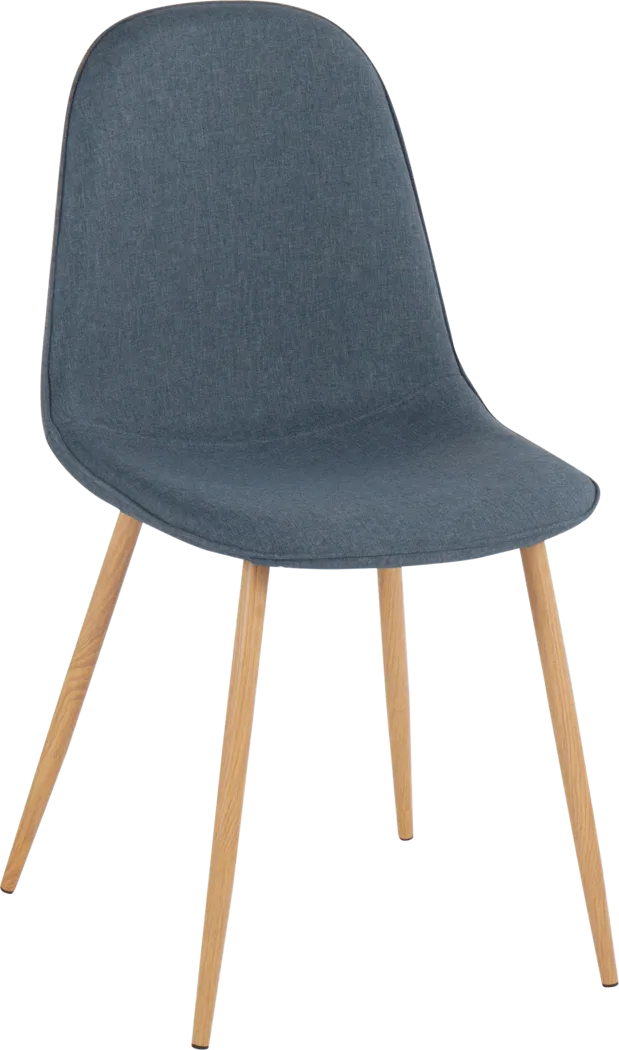 Faye Lane II Blue Side Chair, Set of 2 - Thumbnail - Image 2