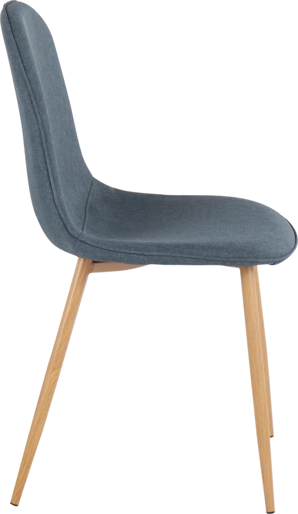 Faye Lane II Blue Side Chair, Set of 2 - Thumbnail - Image 3