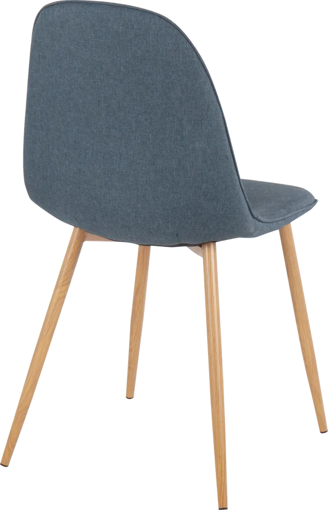 Faye Lane II Blue Side Chair, Set of 2 - Thumbnail - Image 4