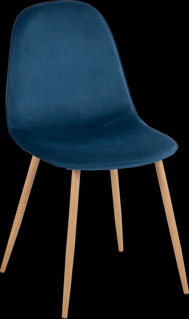 Faye Lane II Blue Side Chair, Set of 2 - Thumbnail - Image 2