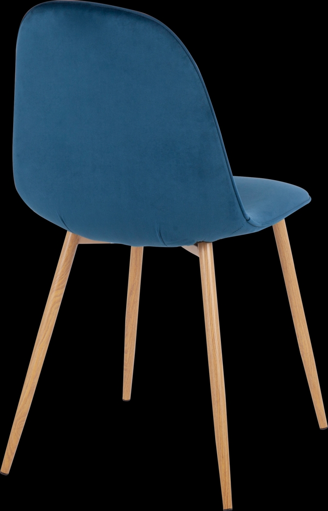 Faye Lane II Blue Side Chair, Set of 2 - Thumbnail - Image 4
