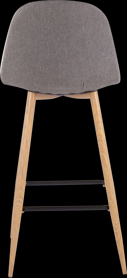 Faye Lane II Charcoal Barstool, Set of 2 - Thumbnail - Image 5