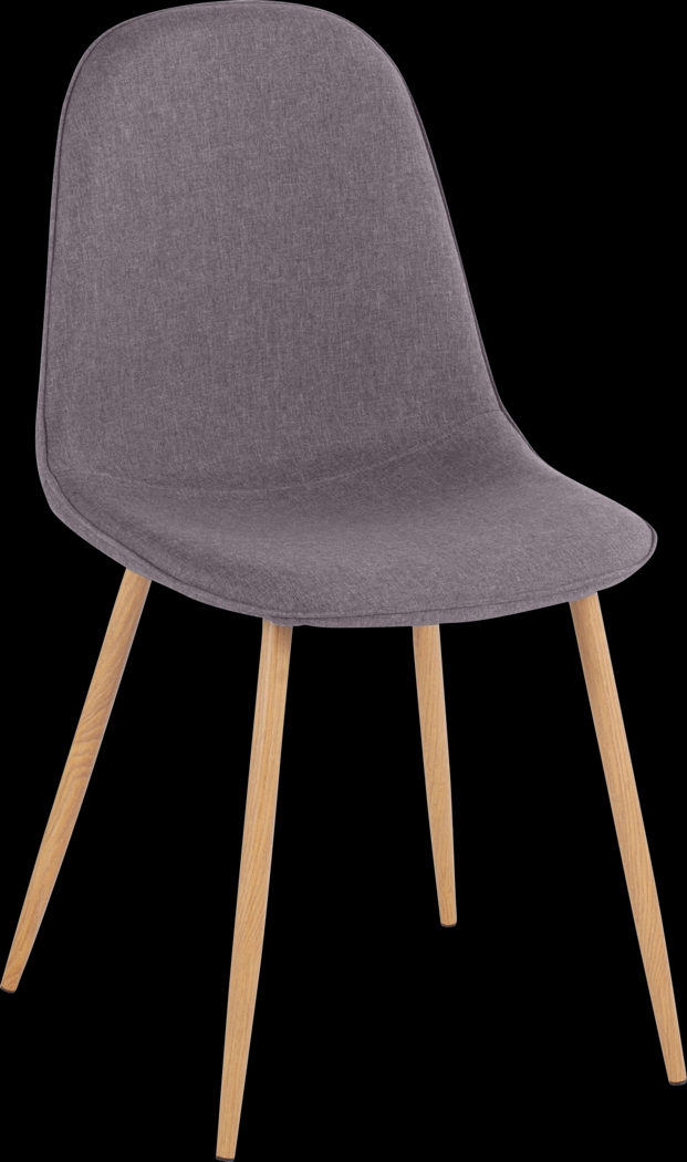 Faye Lane II Charcoal Side Chair, Set of 2 - Thumbnail - Image 2