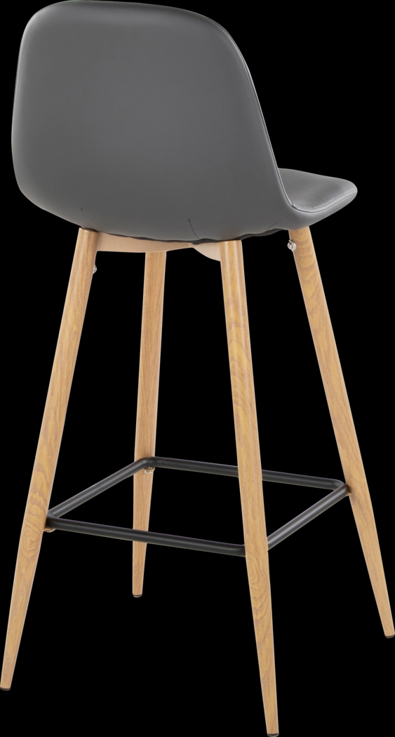 Faye Lane II Gray Barstool, Set of 2 - Thumbnail - Image 6