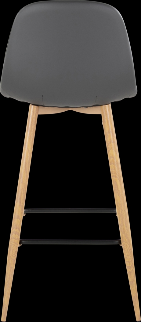 Faye Lane II Gray Barstool, Set of 2 - Thumbnail - Image 7