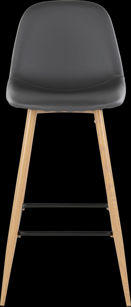 Faye Lane II Gray Barstool, Set of 2 - Thumbnail - Image 8
