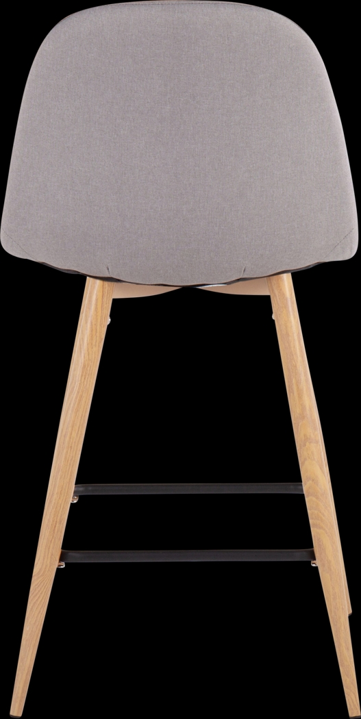 Faye Lane II Light Gray Counter Height Stool, Set of 2 - Thumbnail - Image 5