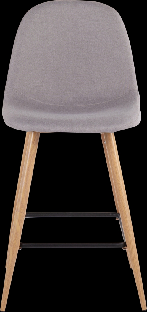 Faye Lane II Light Gray Counter Height Stool, Set of 2 - Thumbnail - Image 6