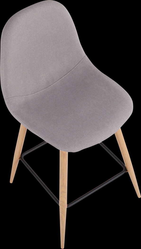 Faye Lane II Light Gray Counter Height Stool, Set of 2 - Thumbnail - Image 7