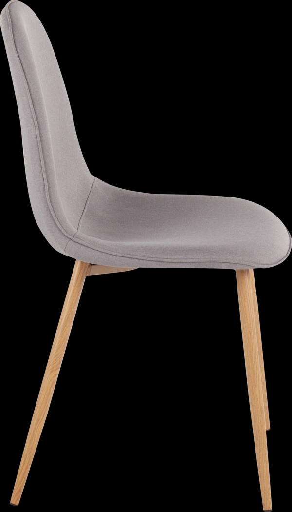 Faye Lane II Gray Side Chair, Set of 2 - Thumbnail - Image 3