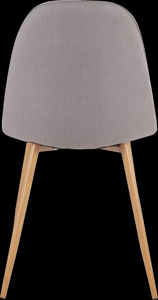 Faye Lane II Gray Side Chair, Set of 2 - Thumbnail - Image 5