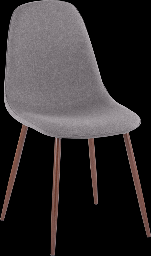 Faye Lane III Charcoal Side Chair, Set of 2 - Thumbnail - Image 2