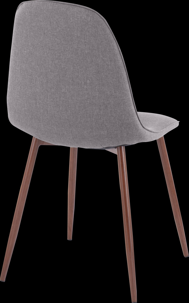 Faye Lane III Charcoal Side Chair, Set of 2 - Thumbnail - Image 4