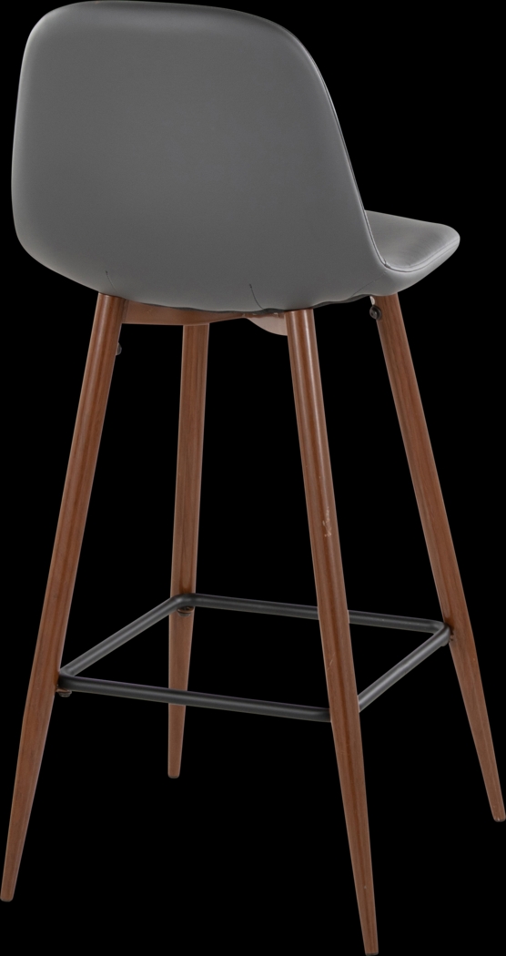 Faye Lane III Gray Barstool, Set of 2 - Thumbnail - Image 6