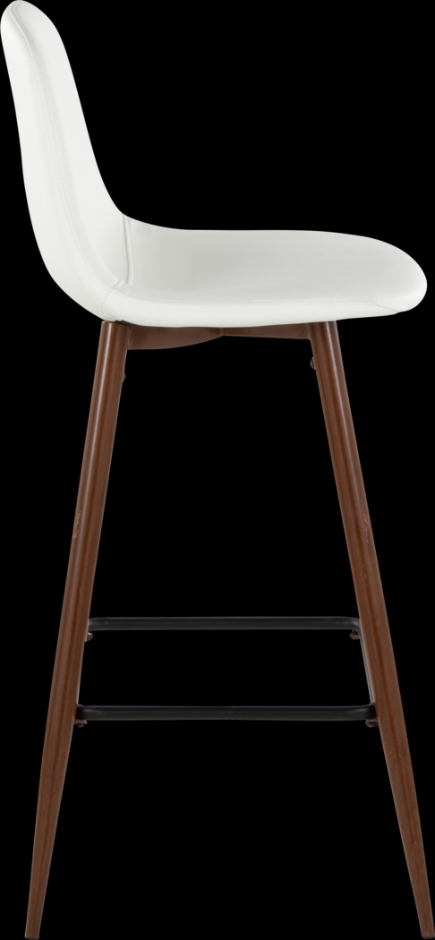 Faye Lane III White Barstool, Set of 2 - Thumbnail - Image 5