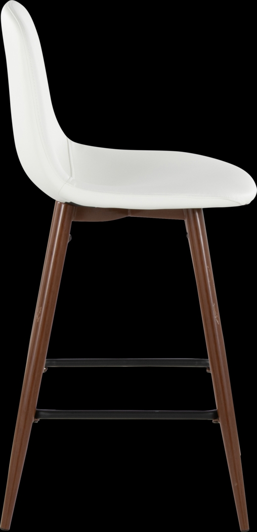 Faye Lane III White Counter Height Stool, Set of 2 - Thumbnail - Image 5