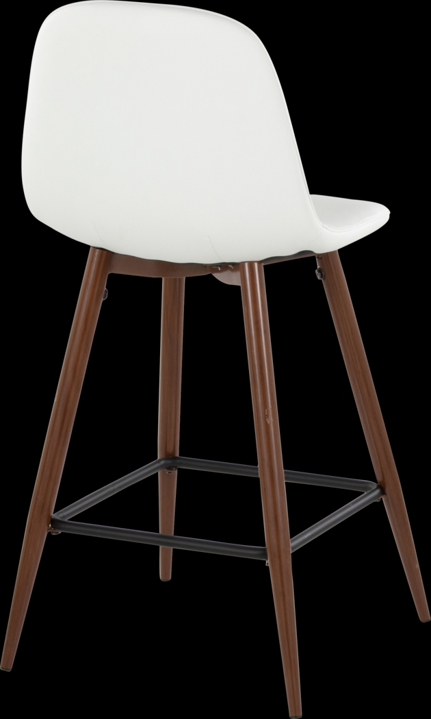 Faye Lane III White Counter Height Stool, Set of 2 - Thumbnail - Image 6