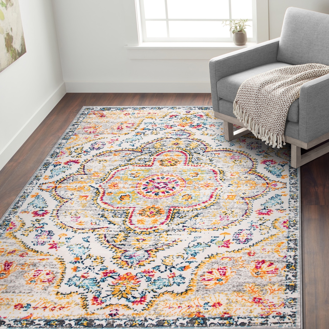 Fayian Multi 5' x 7' Rug - Thumbnail - Image 5