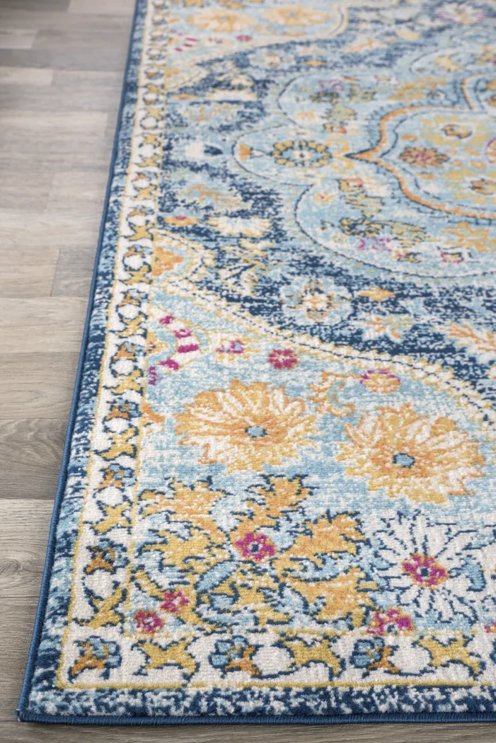 Fayian Navy 5' x 7' Rug - Thumbnail - Image 9