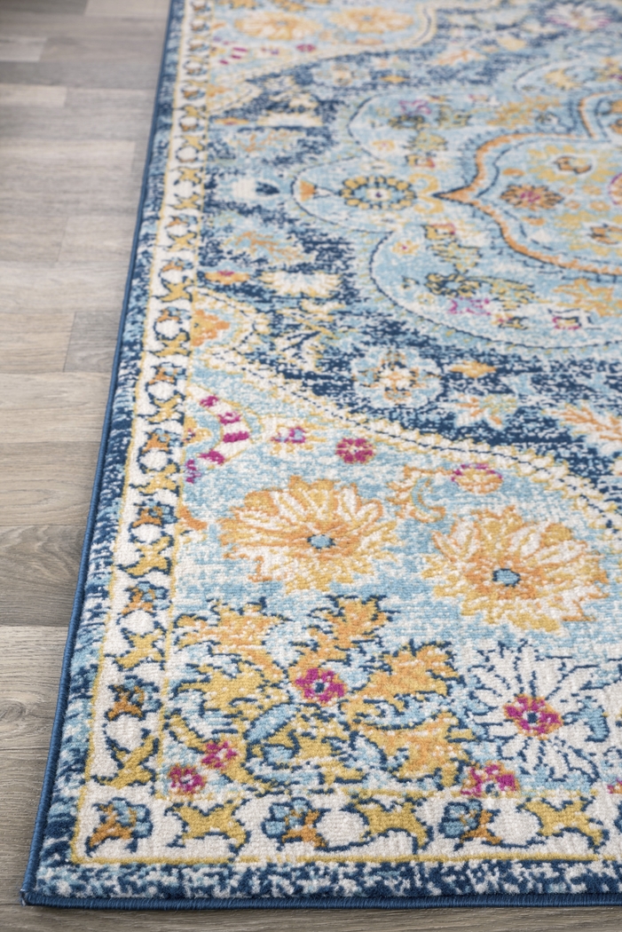 Fayian Navy 7'10 x 10' Rug - Thumbnail - Image 9