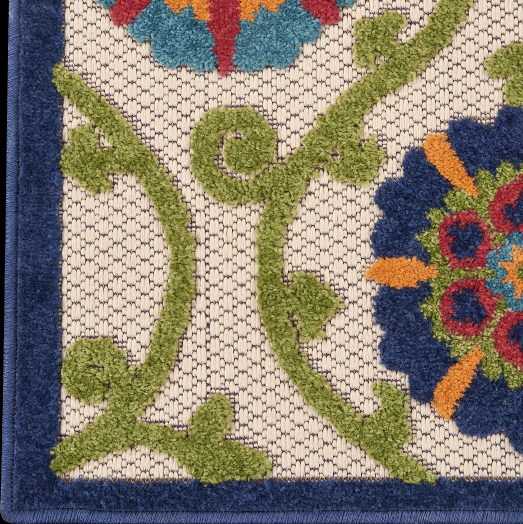 Faylen Blue 8' x 11' Indoor/Outdoor Rug - Thumbnail - Image 5