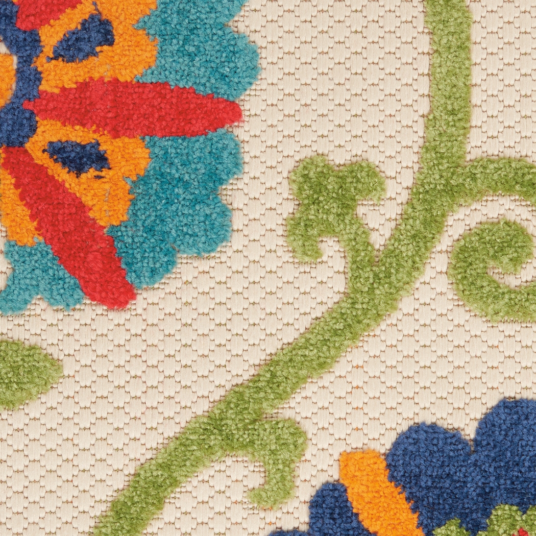 Faylen Blue 5'3 x 7'5 Indoor/Outdoor Rug - Thumbnail - Image 6