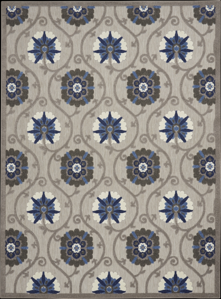 Faylen Gray 5' x 8' Indoor/Outdoor Rug - Thumbnail - Image 1
