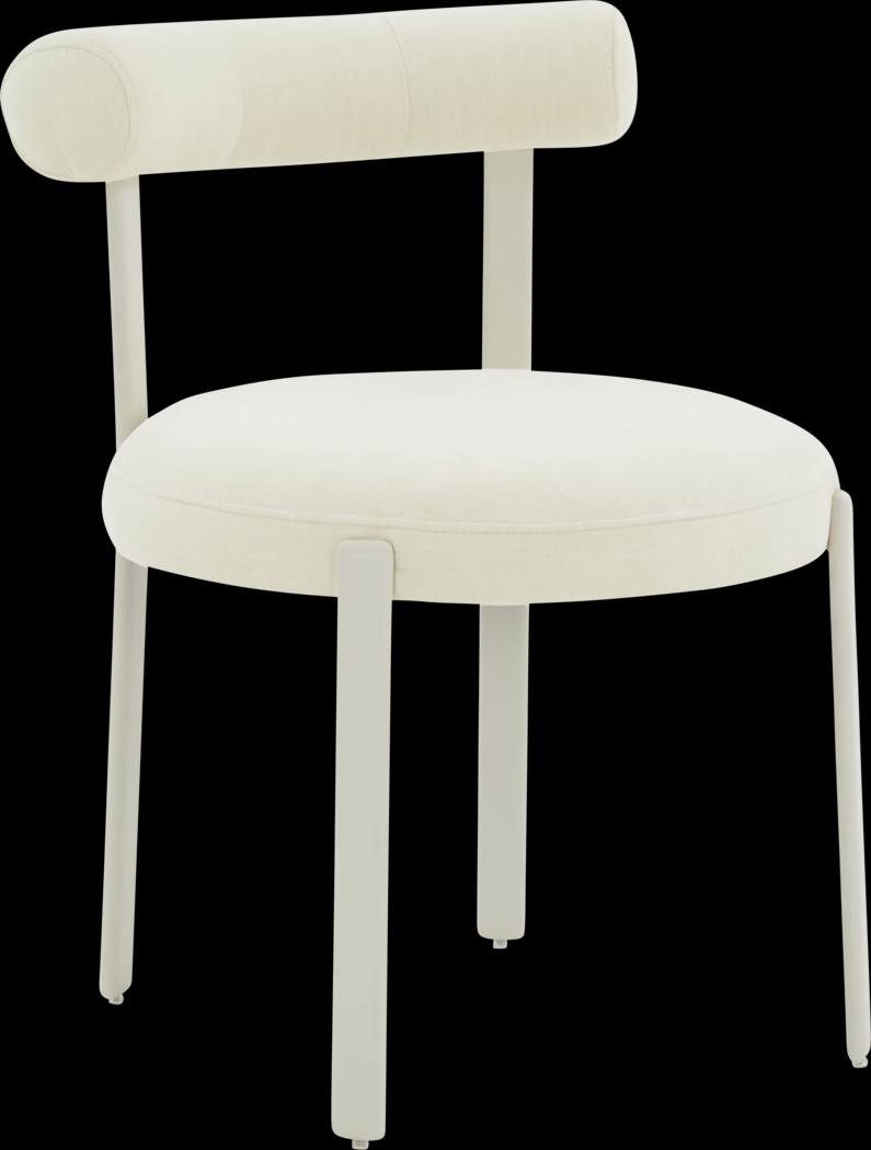 Fayrene Cream Dining Chair - Thumbnail - Image 3
