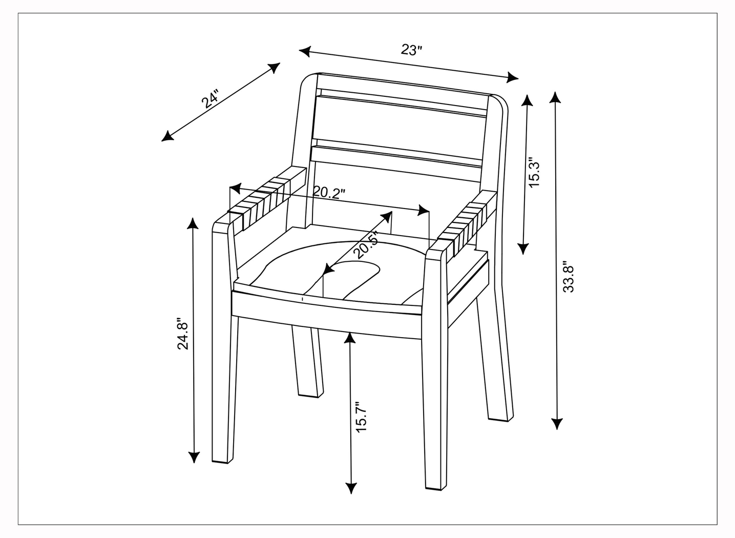 Faysal Brown Side Chair - Thumbnail - Image 4