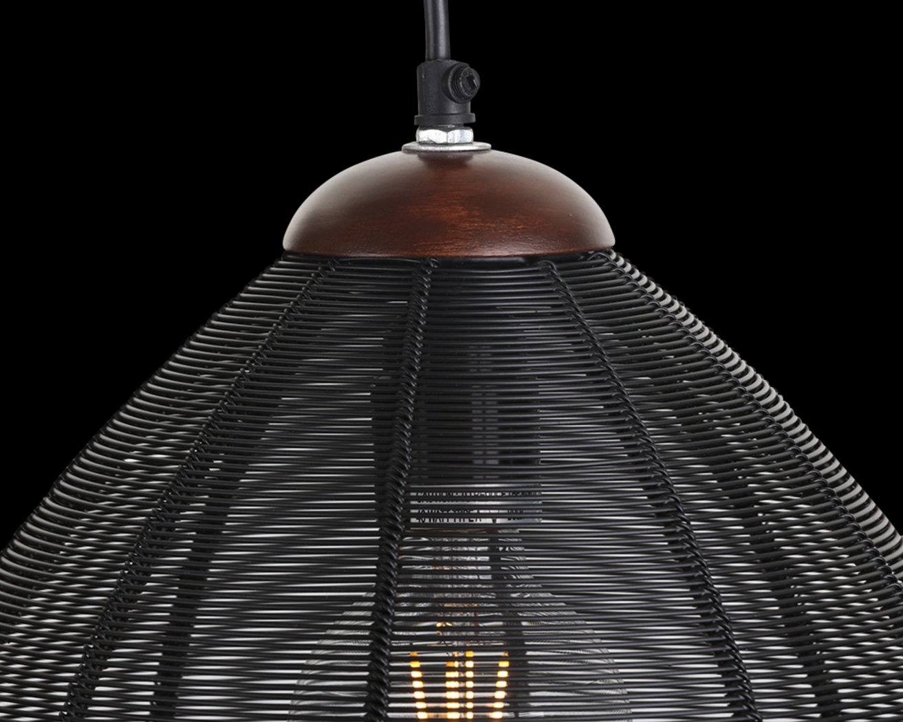 Faywood Grove Black Pendant - Thumbnail - Image 4