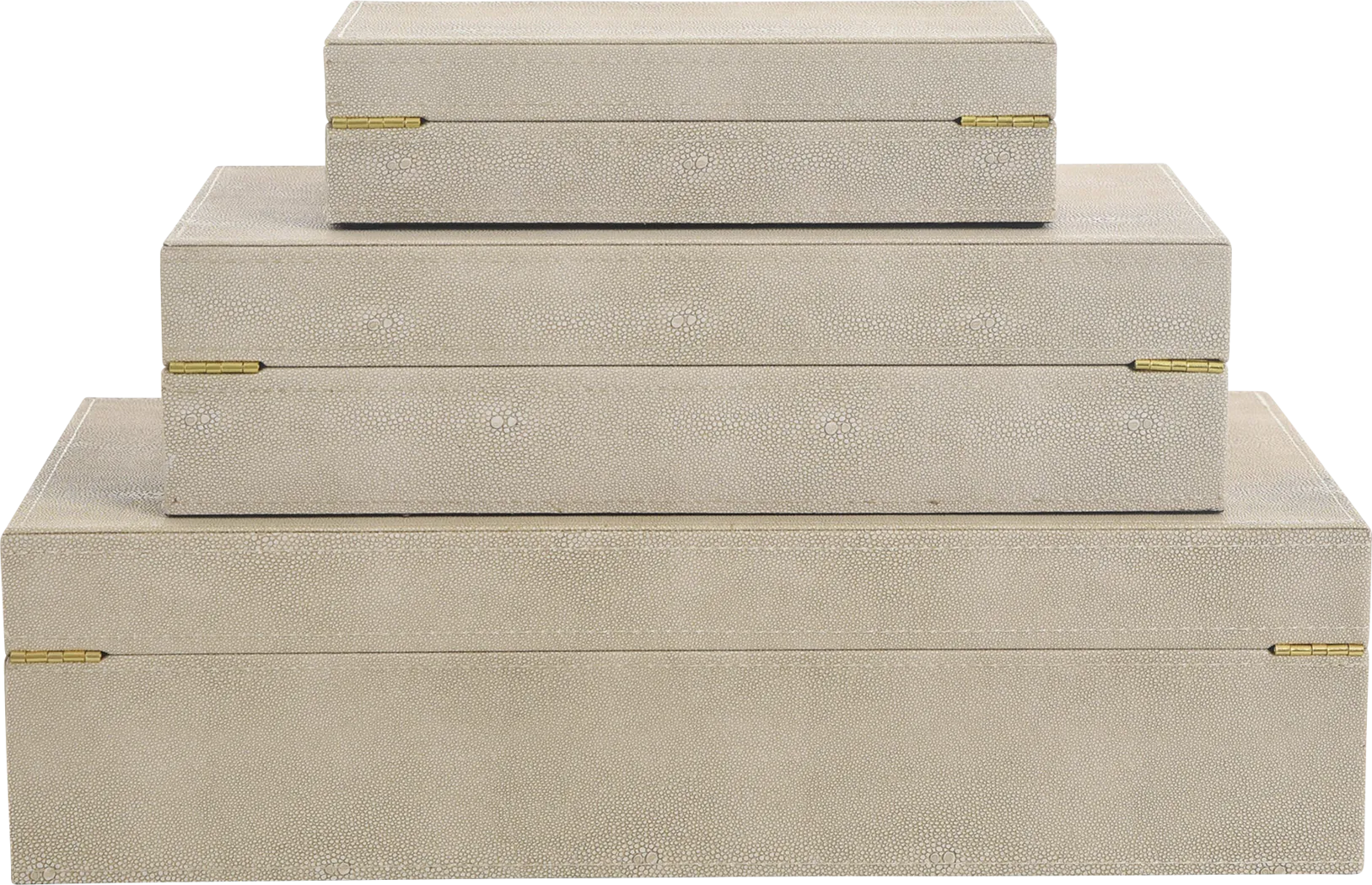 Fazari Taupe Decorative Box, Set of 2 - Thumbnail - Image 6