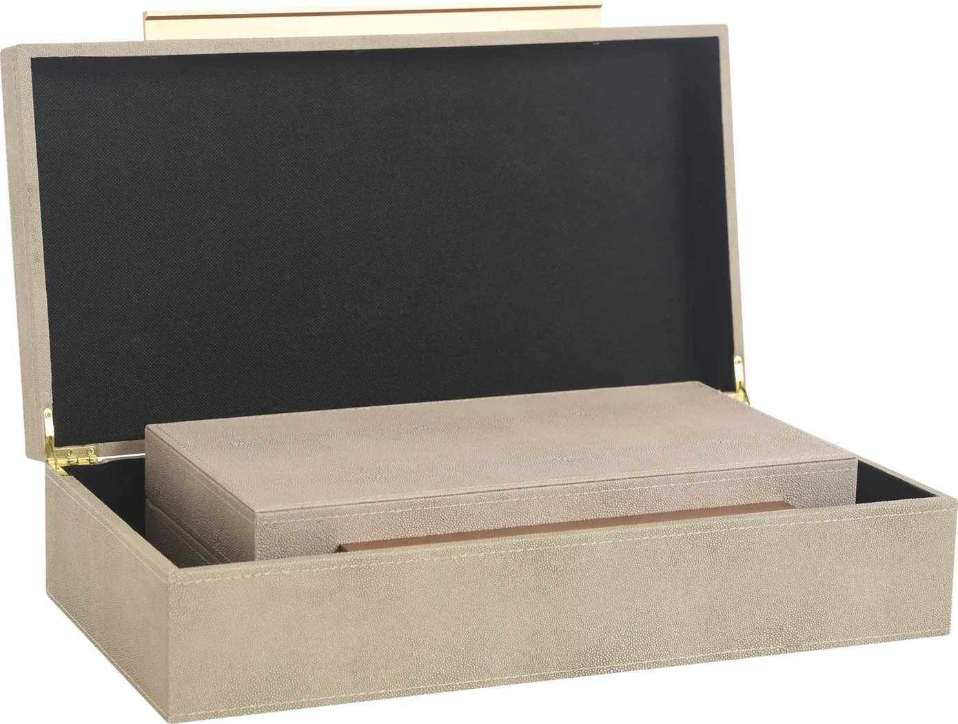 Fazari Taupe Decorative Box, Set of 2 - Thumbnail - Image 7