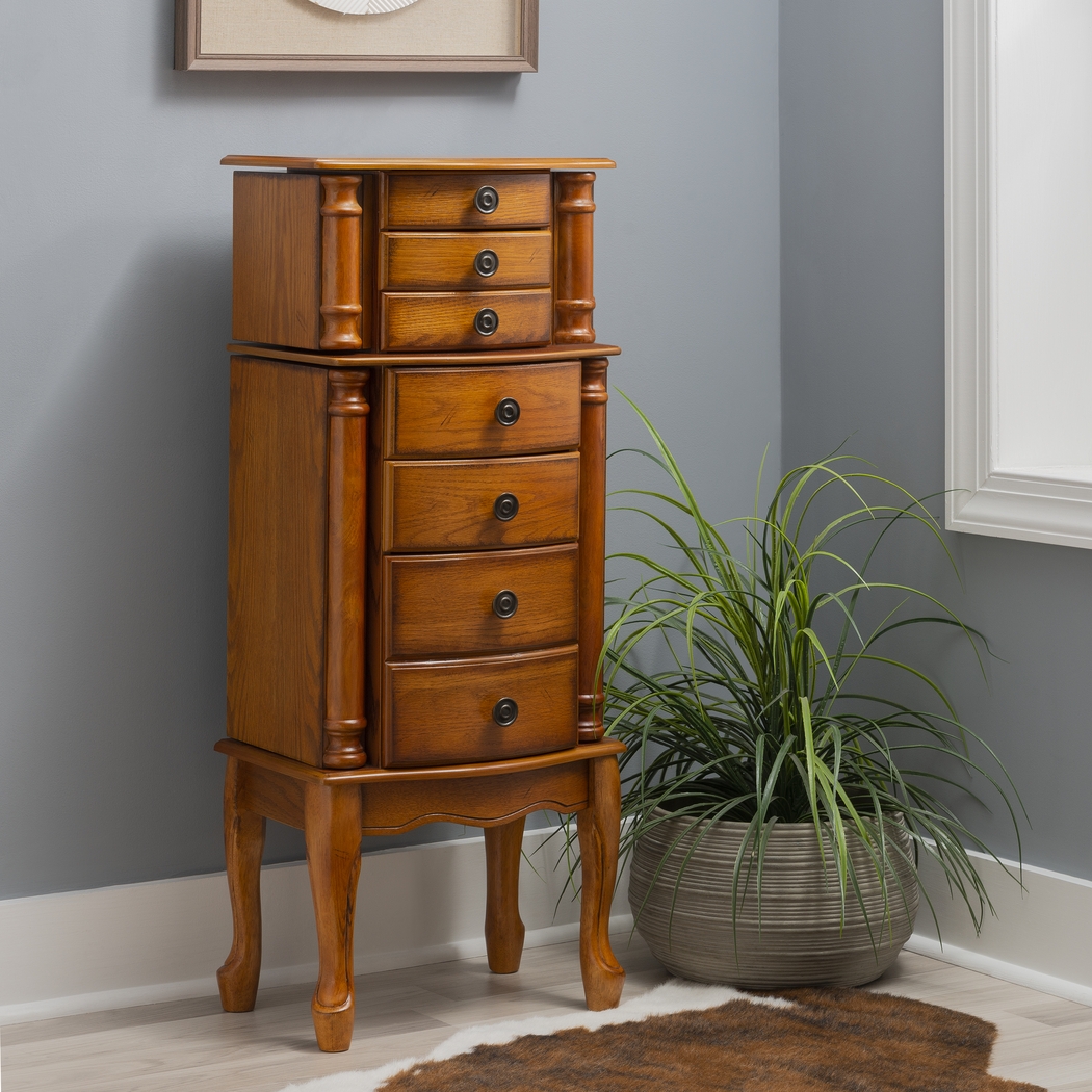 Fazio Brown Jewelry Armoire - Thumbnail - Image 2