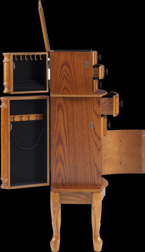 Fazio Brown Jewelry Armoire - Thumbnail - Image 10