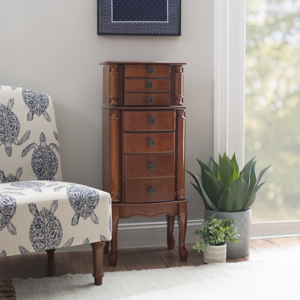 Fazio Cherry Jewelry Armoire - Thumbnail - Image 2