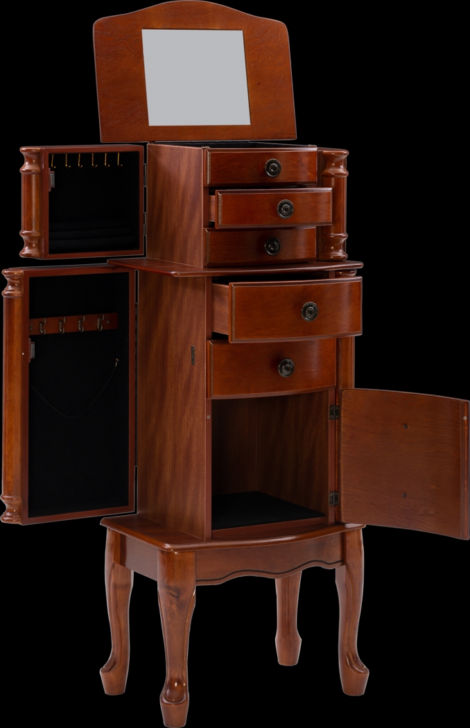 Fazio Cherry Jewelry Armoire - Thumbnail - Image 10