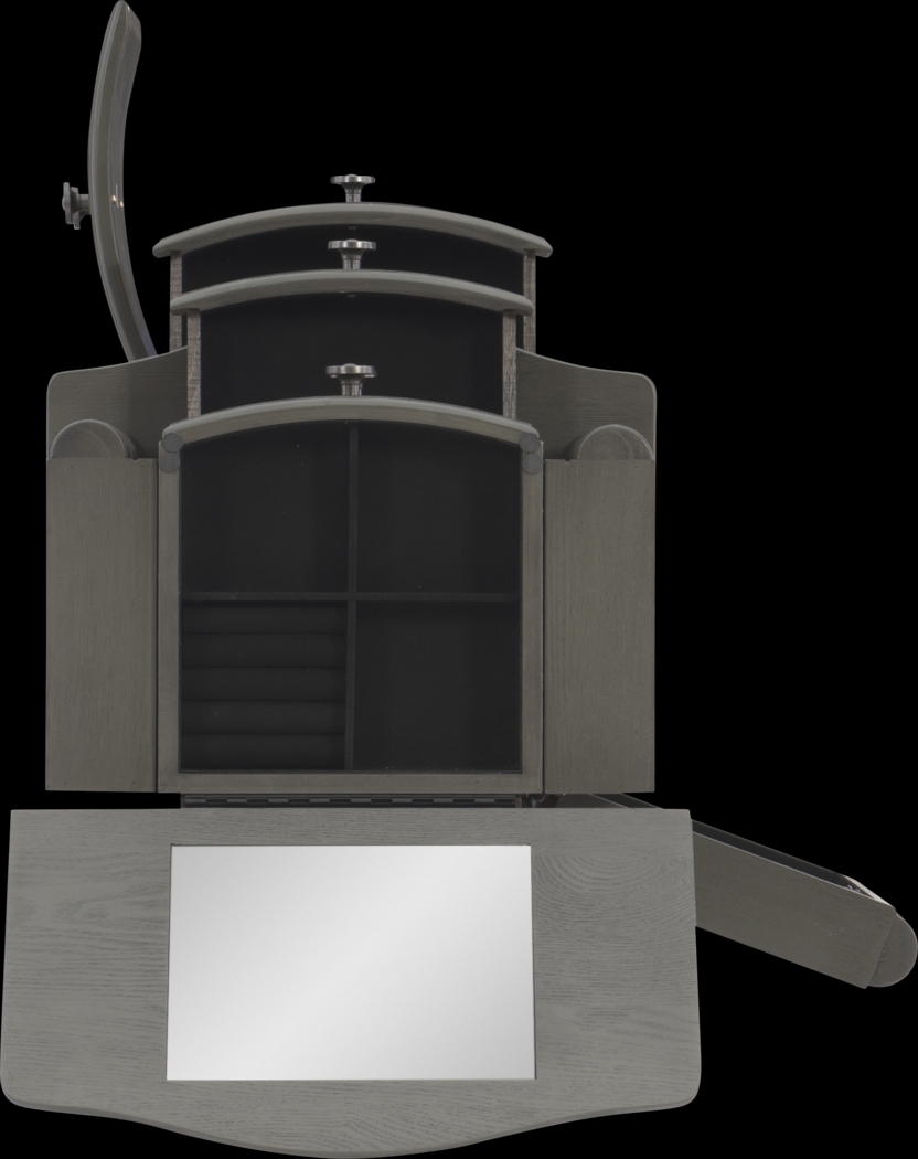 Fazio Gray Jewelry Armoire - Thumbnail - Image 10