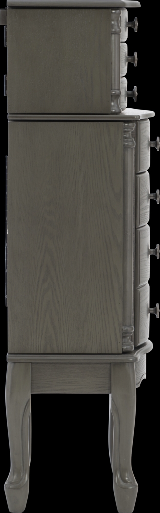 Fazio Gray Jewelry Armoire - Thumbnail - Image 4