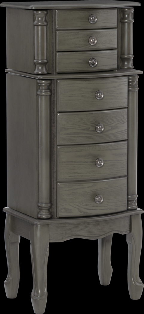 Fazio Gray Jewelry Armoire - Thumbnail - Image 1