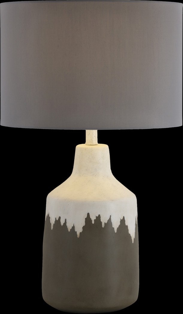 Feather Point Gray Lamp - Thumbnail - Image 2