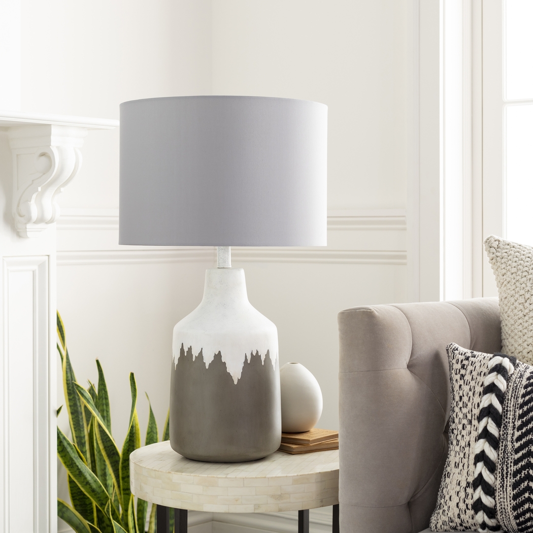 Feather Point Gray Lamp - Thumbnail - Image 7