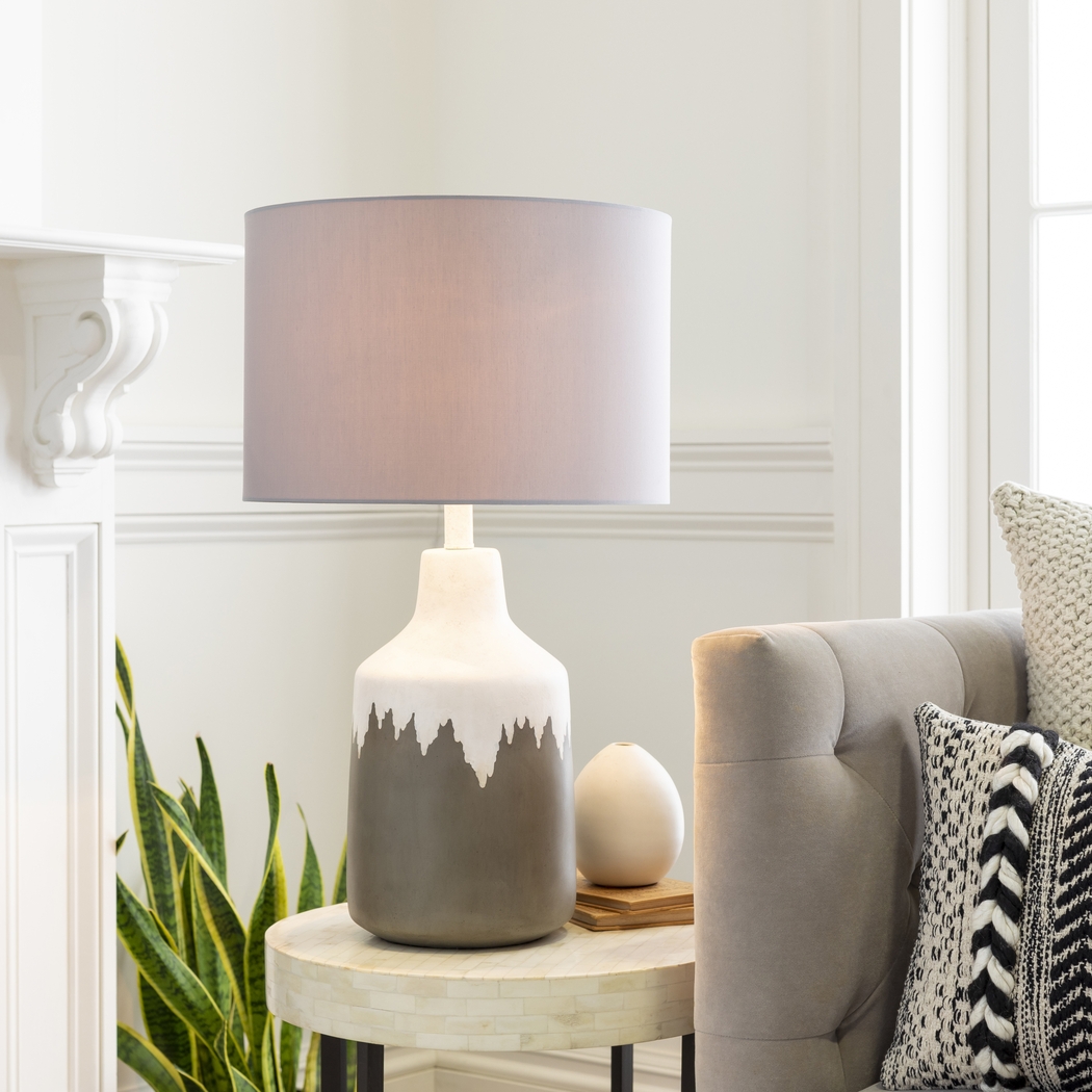 Feather Point Gray Lamp - Thumbnail - Image 8