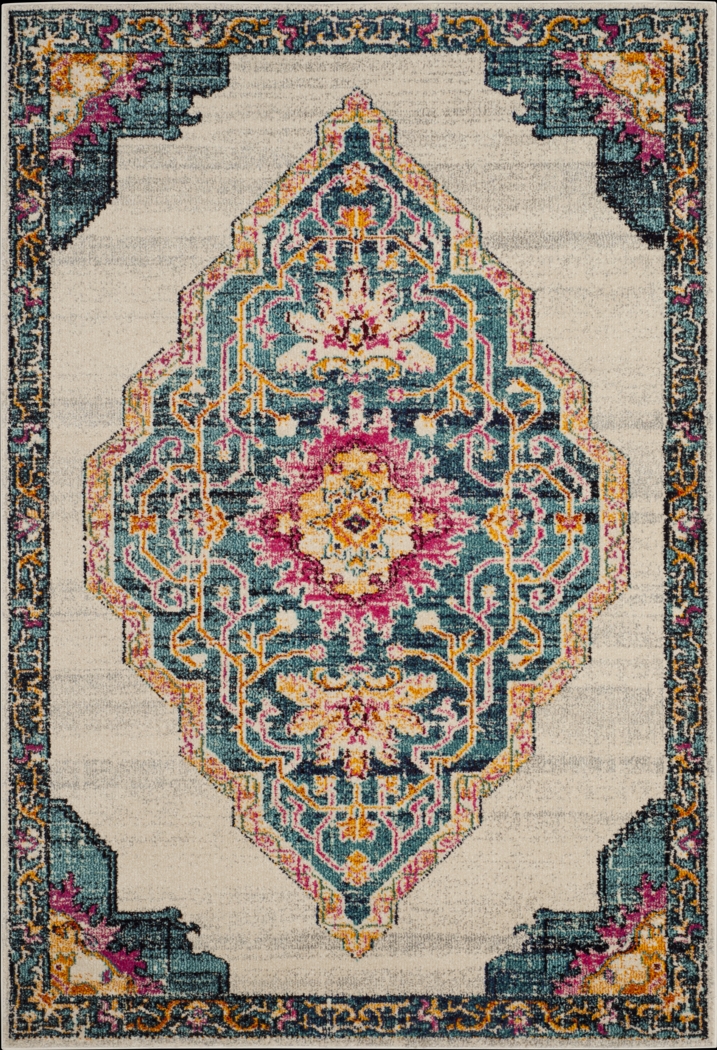 Featherbrook Ivory 6'7 x 9'2 Rug - Thumbnail - Image 1