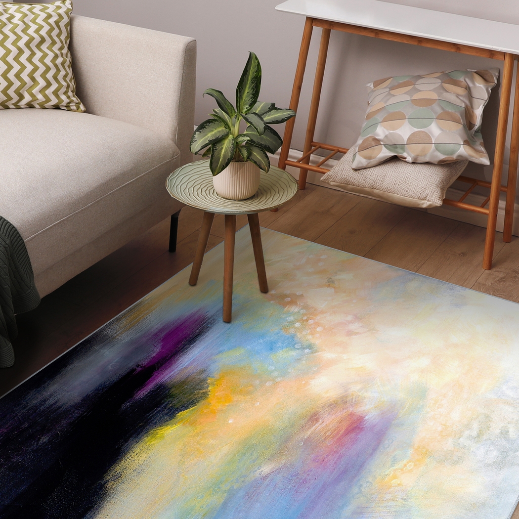 Feathergrip Multi 5' x 7'7 Rug - Thumbnail - Image 3