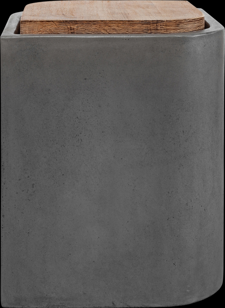 Featherswood Gray Stool - Thumbnail - Image 2