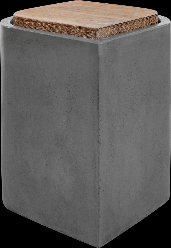 Featherswood Gray Stool - Thumbnail - Image 1