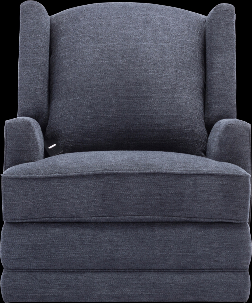 Feildston Blue Power Recliner - Thumbnail - Image 4