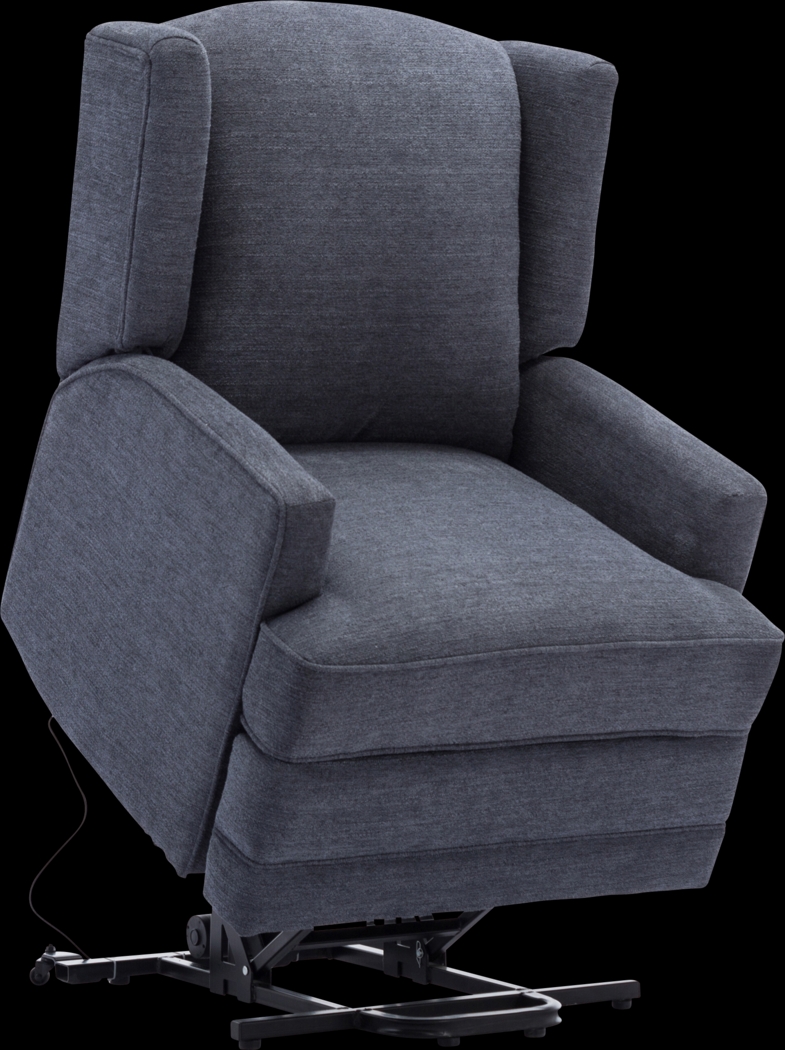 Feildston Blue Power Recliner - Thumbnail - Image 5