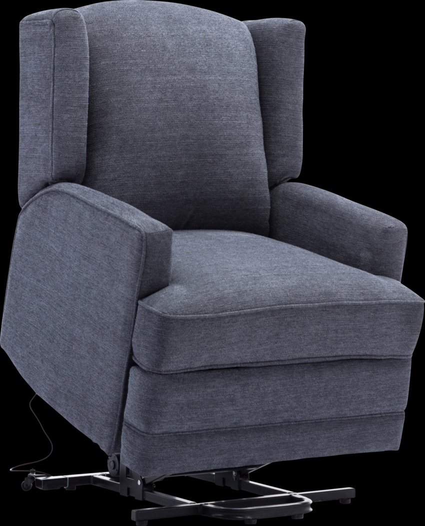 Feildston Blue Power Recliner - Thumbnail - Image 6